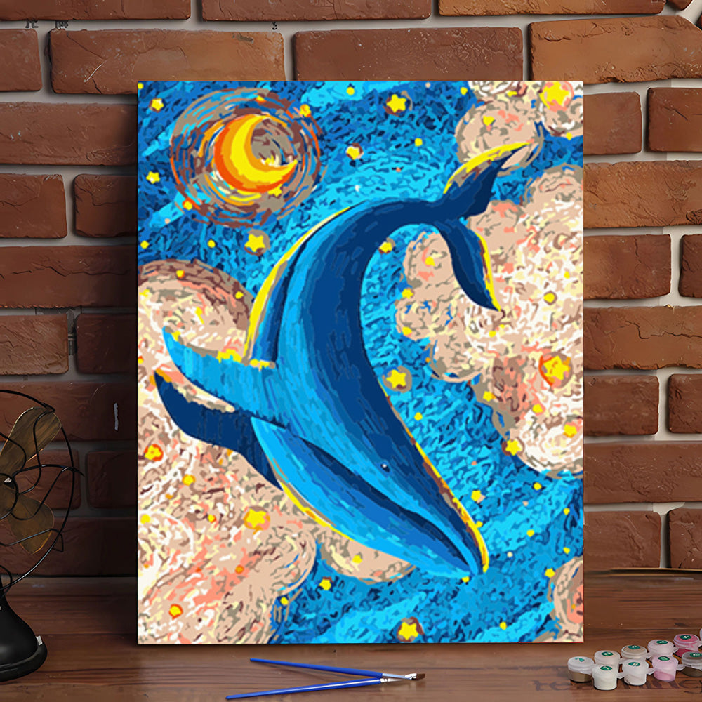 Canvas Paint By Number Kit Digital Oil Painting DIY Lukisan 40 x 50 Seri R