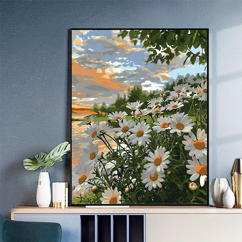DIY Paint By Numbers Kit Digital Oil Painting Lukisan Kanvas 40 x 50 Seri S