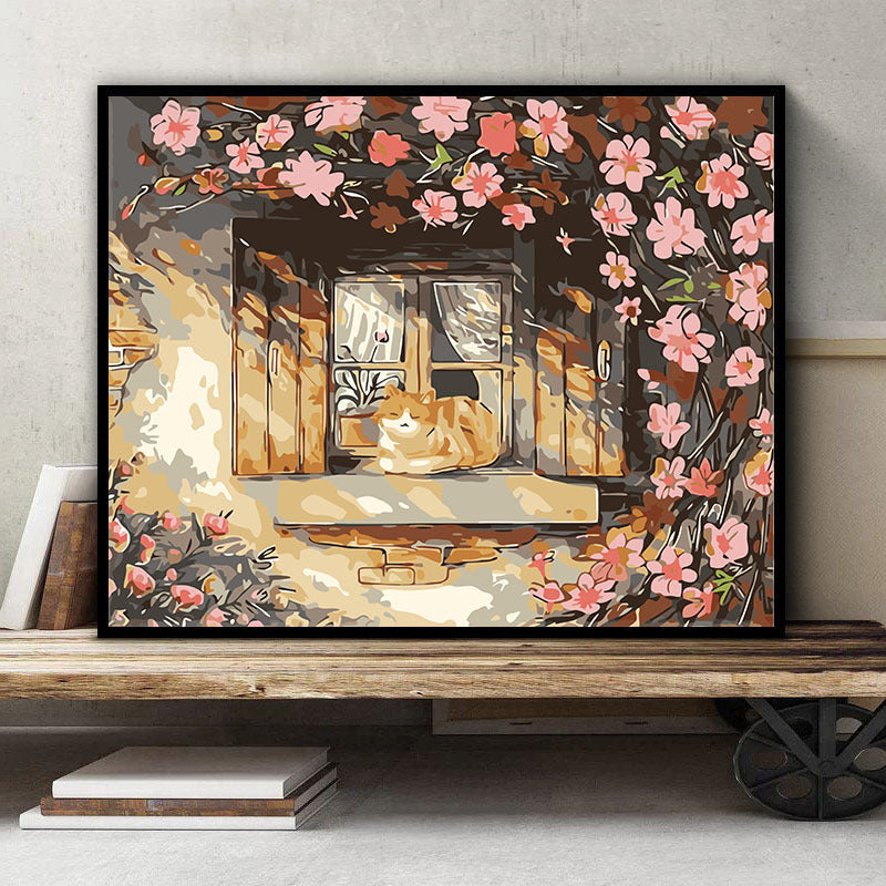 DIY Paint By Numbers Kit Digital Oil Painting Lukisan Kanvas 40 x 50 Seri S