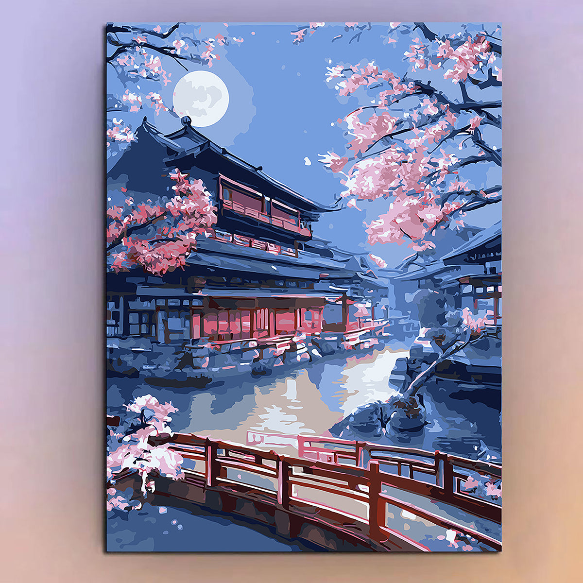 DIY Paint By Numbers Kit Digital Oil Painting Lukisan Kanvas 40 x 50 Seri S
