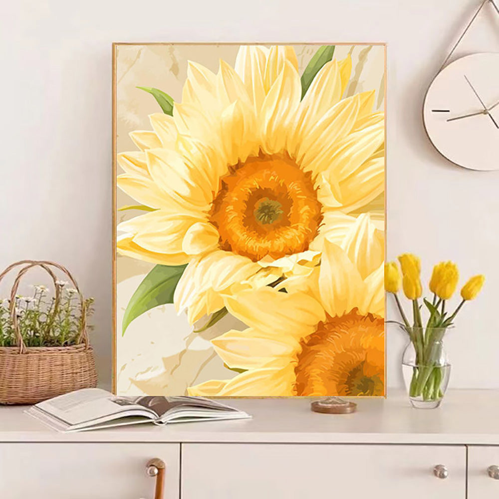 Canvas Paint By Number Kit Digital Oil Painting DIY Lukisan 40 x 50 Seri H