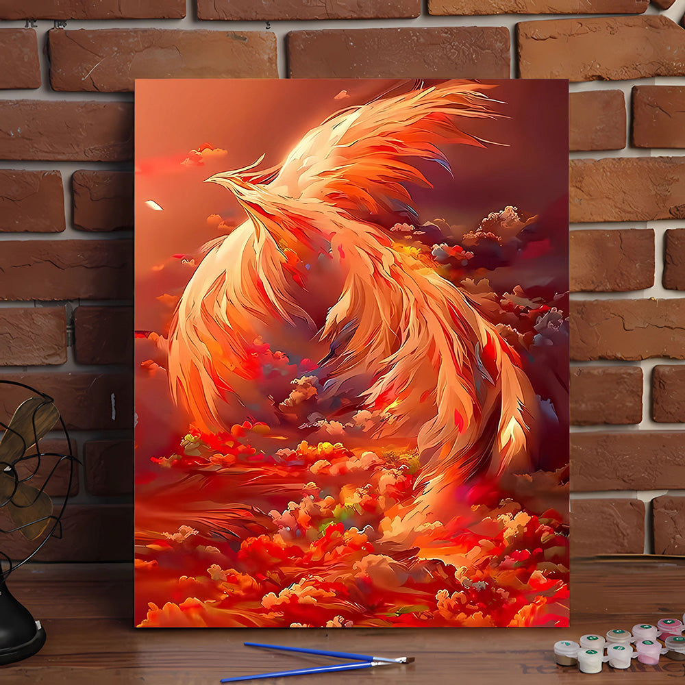 Canvas Paint By Number Kit Digital Oil Painting DIY Lukisan 40 x 50 Seri R