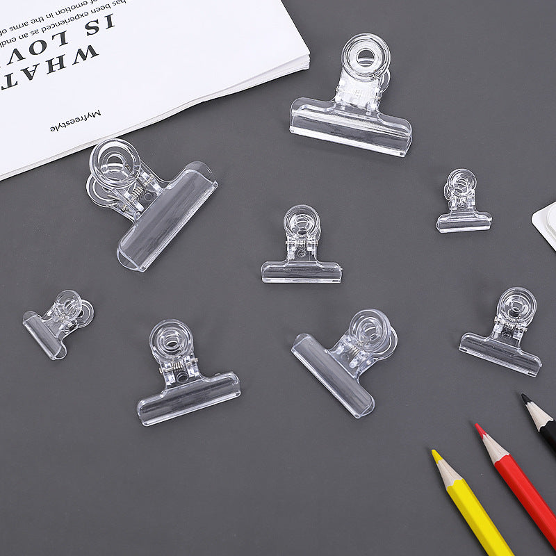 Paper Clip Penjepit Kertas Jepitan Aesthetic Klip Transparan Bening Serbaguna DCA0530