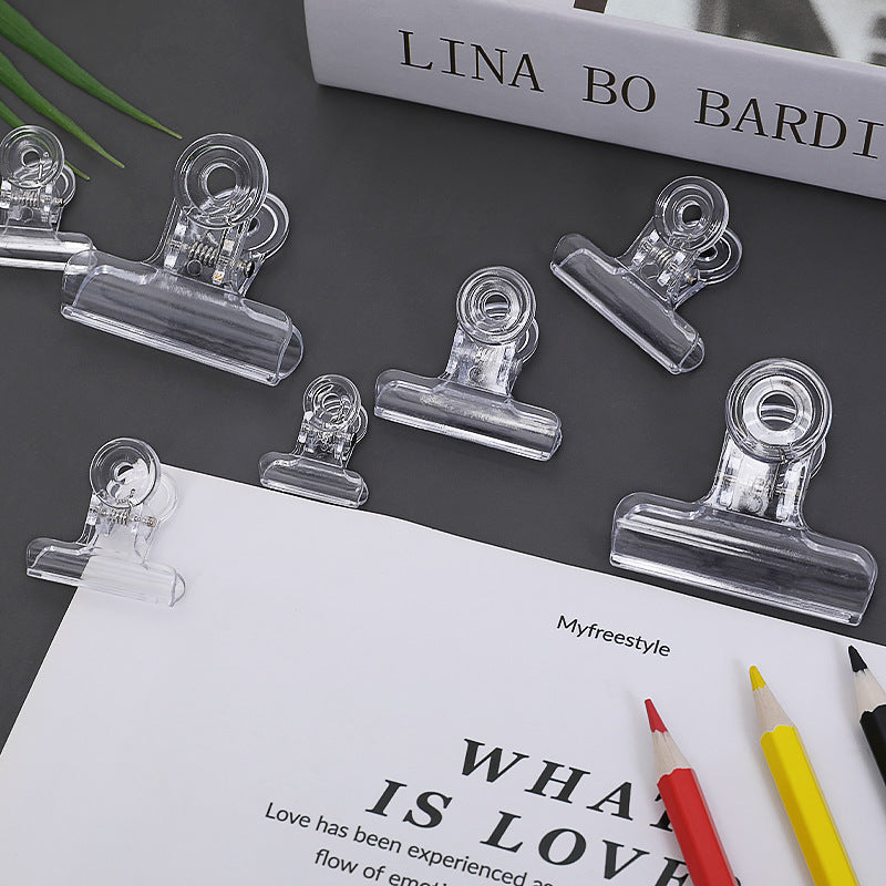 Paper Clip Penjepit Kertas Jepitan Aesthetic Klip Transparan Bening Serbaguna DCA0530