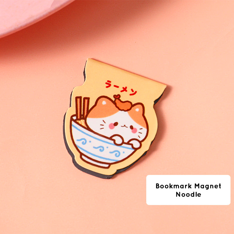 Pembatas Buku Capybara Magnet Karakter Kartun Bookmark Magnetic