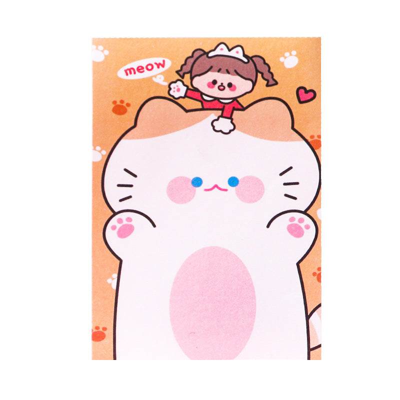Sticky Notes Catatan Kecil Memo Pad Anak Sekolah Karakter Lucu 80 Lembar DCA0684