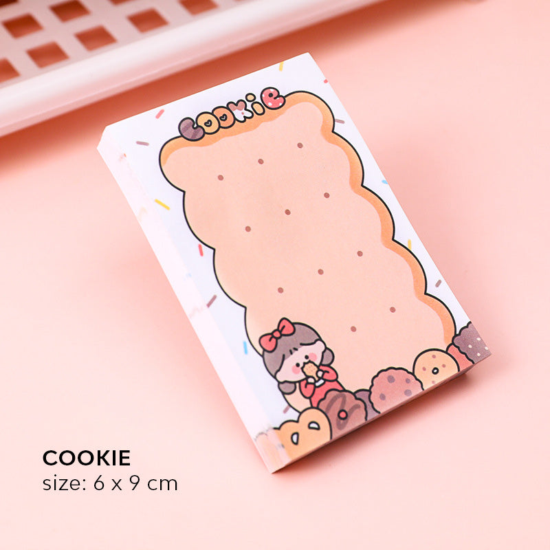 Sticky Notes Catatan Kecil Memo Pad Anak Sekolah Karakter Lucu 80 Lembar DCA0684