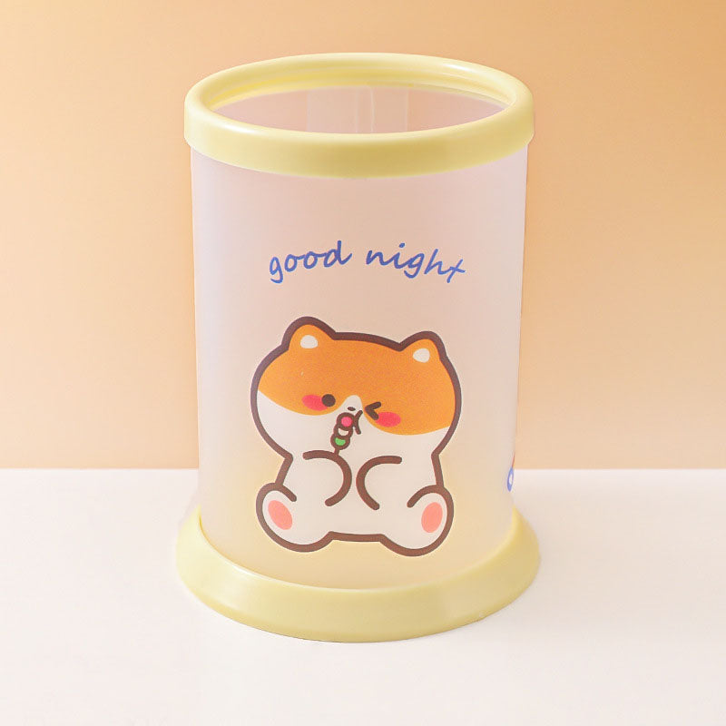 Tempat Pensil Tabung Motif Karakter Lucu Kotak Make Up Desk Organizer DCA0790
