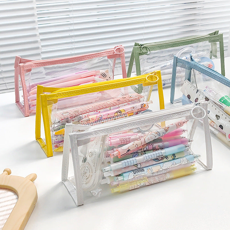 Mini Pouch Transparant Tempat Pensil Tas Kosmetik Travel Make Up Hp Lucu Mudah Dibawa DCA0979