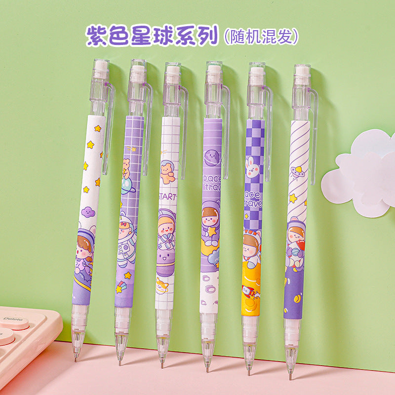 Pensil Mekanik 0.5 Motif Peach Mechanical Pencil