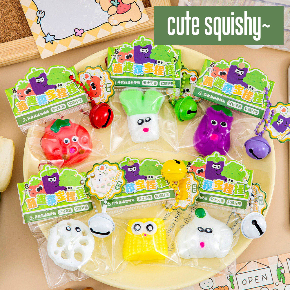 Cute Stuff squishy lucu super squeezy mainan pencet anak stress relief snack fruit vegetable