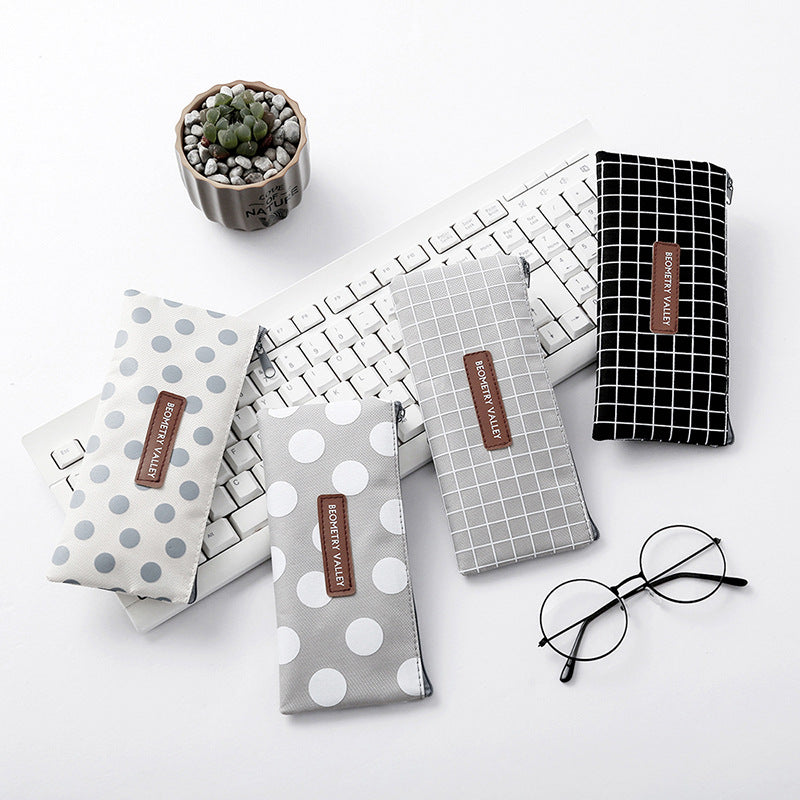 Tempat Pensil Geometric Valley Pencil Case Dompet Kosmetik HP Kacamata DCA1580