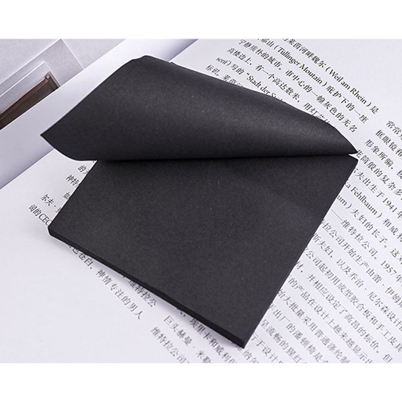 Black Sticky Notes Hitam Polos Catatan Memo Kecil DCA1970