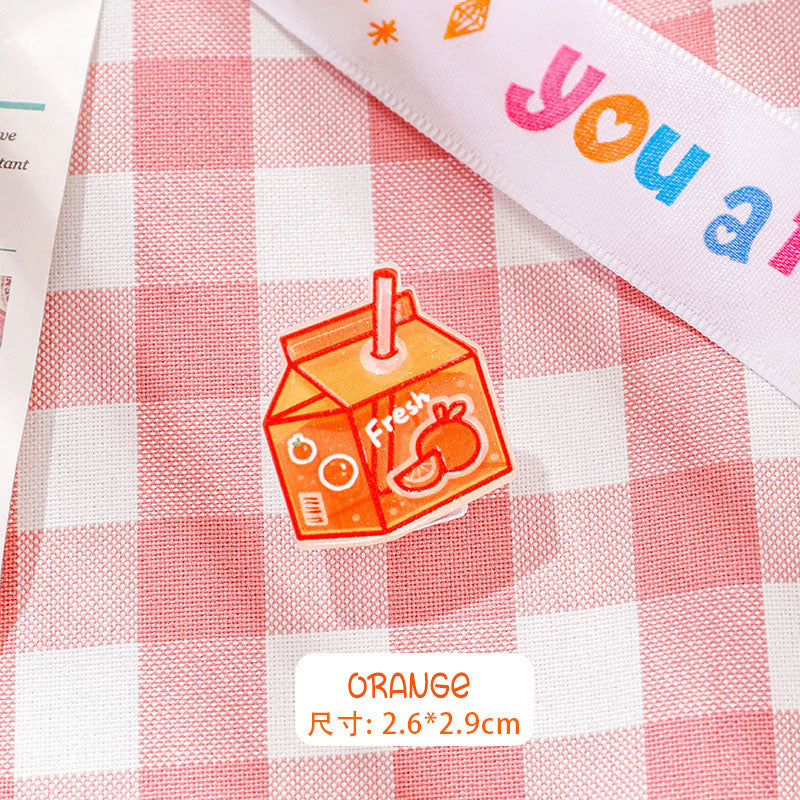 Paper Clip Akrilik Motif Botol Minum Lucu Penjepit Kertas Catatan Sekolah Kantor