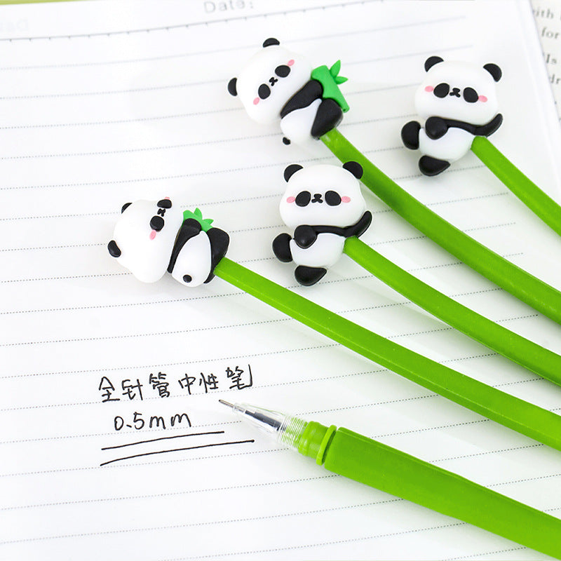 Pulpen Doodle Head Shake Gel Pen Goyang Lentur Elastis Bolpen Panda Capybara Lucu DCA2193