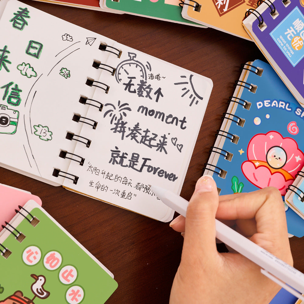 Buku Memo Kecil Spiral Notebook Mini Buku Catatan Kecil Karakter Kartun Lucu DCA0898