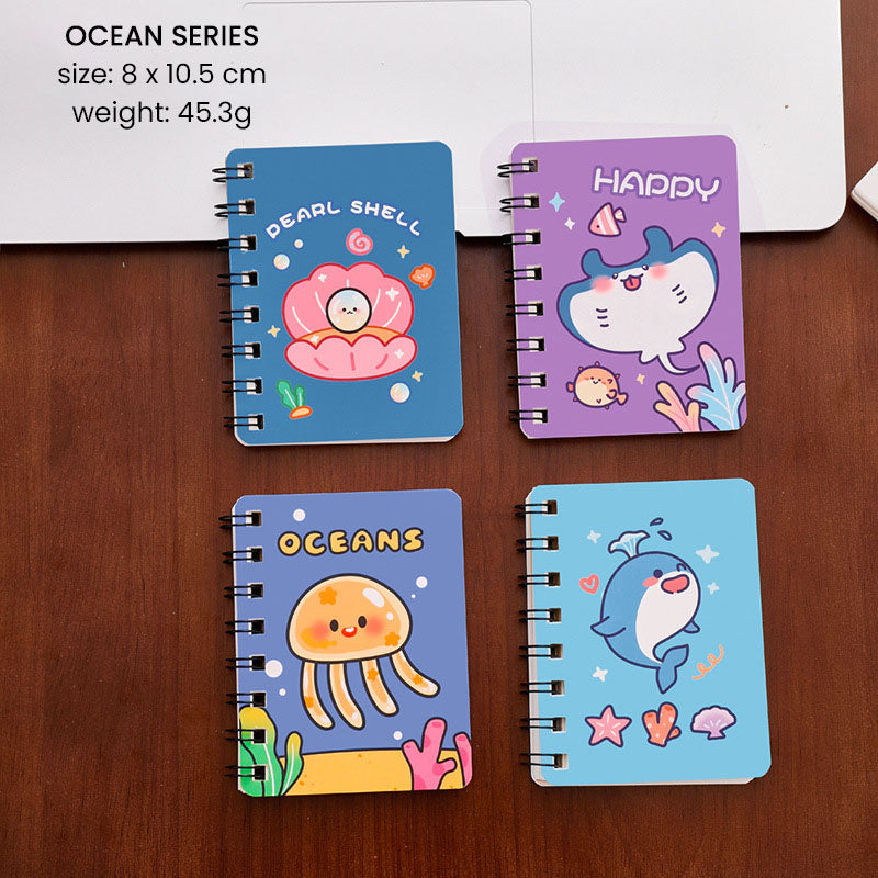 Buku Memo Kecil Spiral Notebook Mini Buku Catatan Kecil Karakter Kartun Lucu DCA0898
