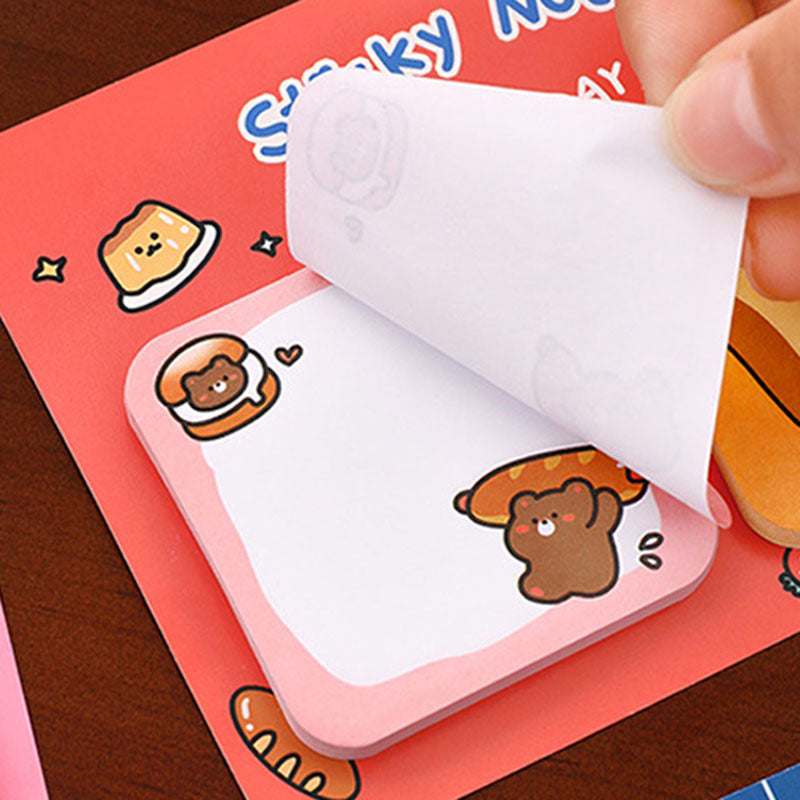 Sticky Notes 60 Lembar Kotak Persegi Lucu Full Color Catatan Tempel Aesthetic DCA2402