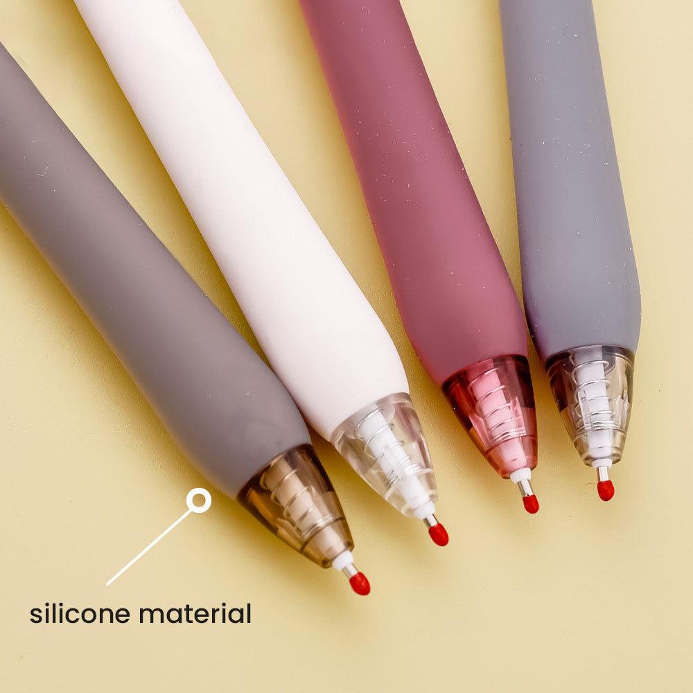 4 Pcs Spinning Pulpen Bolpoin Gel Pen Mekanik Cetek Fidget Pen DCA2421