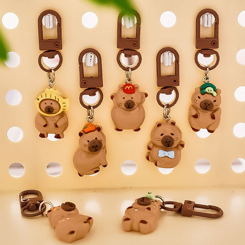Gantungan Kunci Tas Resin Gift Kado Ganci Bag Charm Keychain Capybara DCA2424