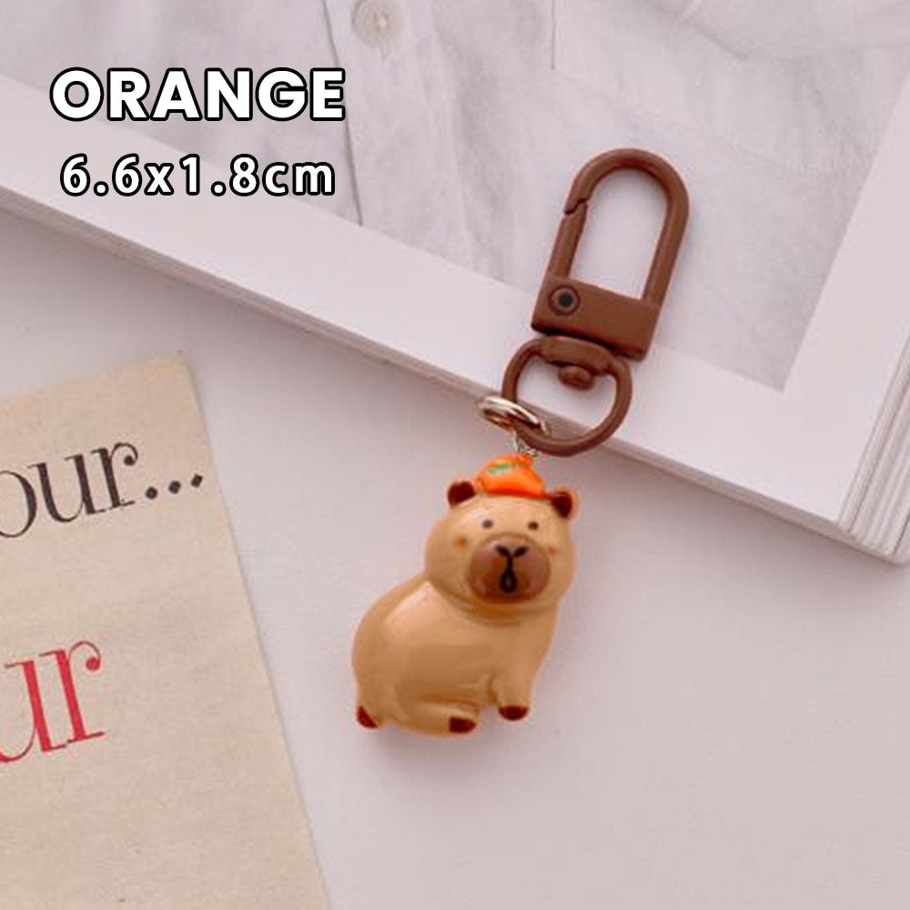 Gantungan Kunci Tas Resin Gift Kado Ganci Bag Charm Keychain Capybara DCA2424