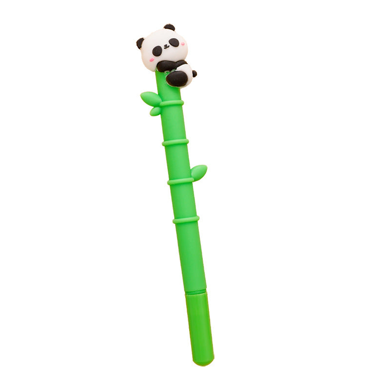 Pulpen Gel Motif Hewan Panda Bambu Bolpoin Bolpen Karakter Lucu
