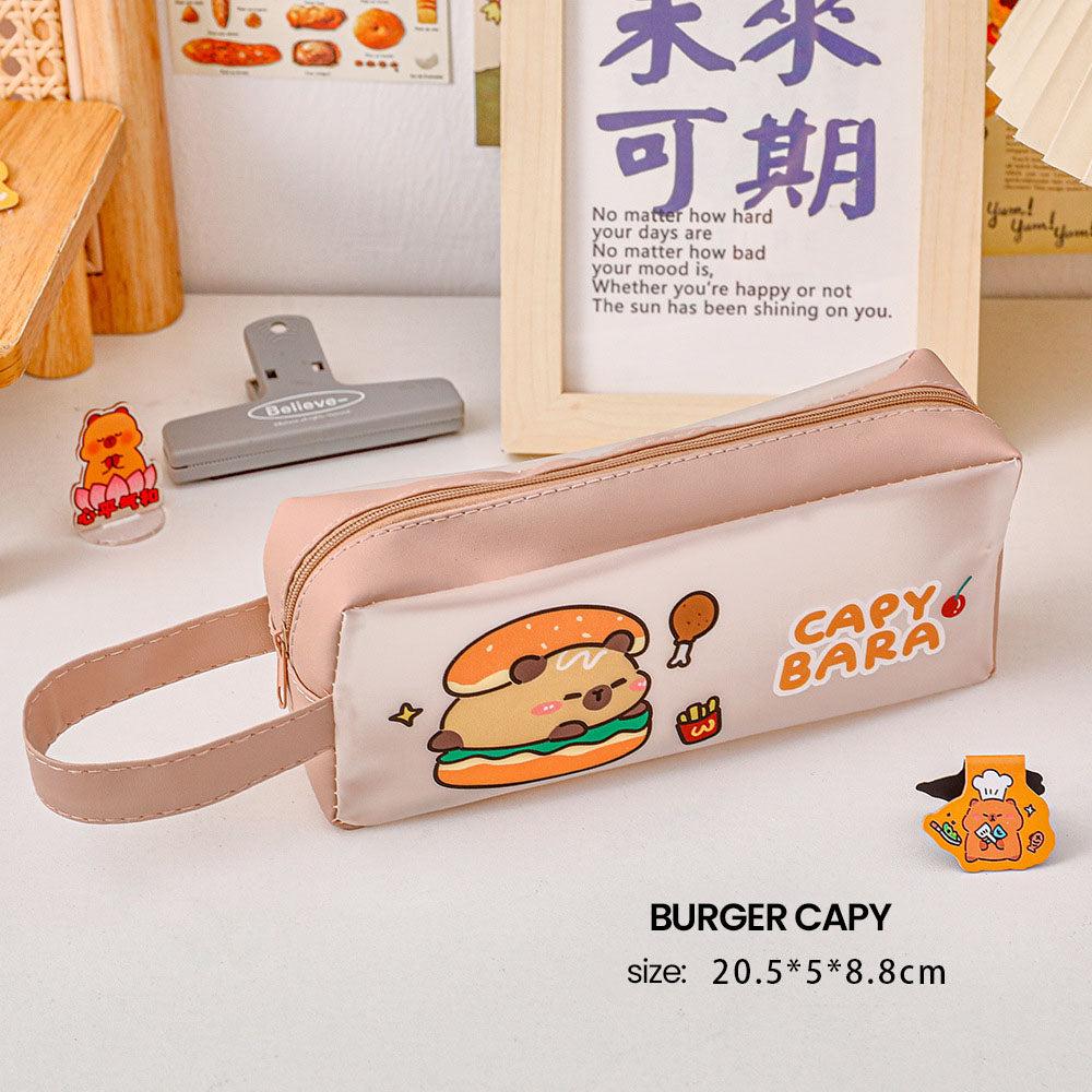 Kotak Tempat Pensil Capybara Kapasitas Besar Tepak Pencil Case Kapibara DCA2485