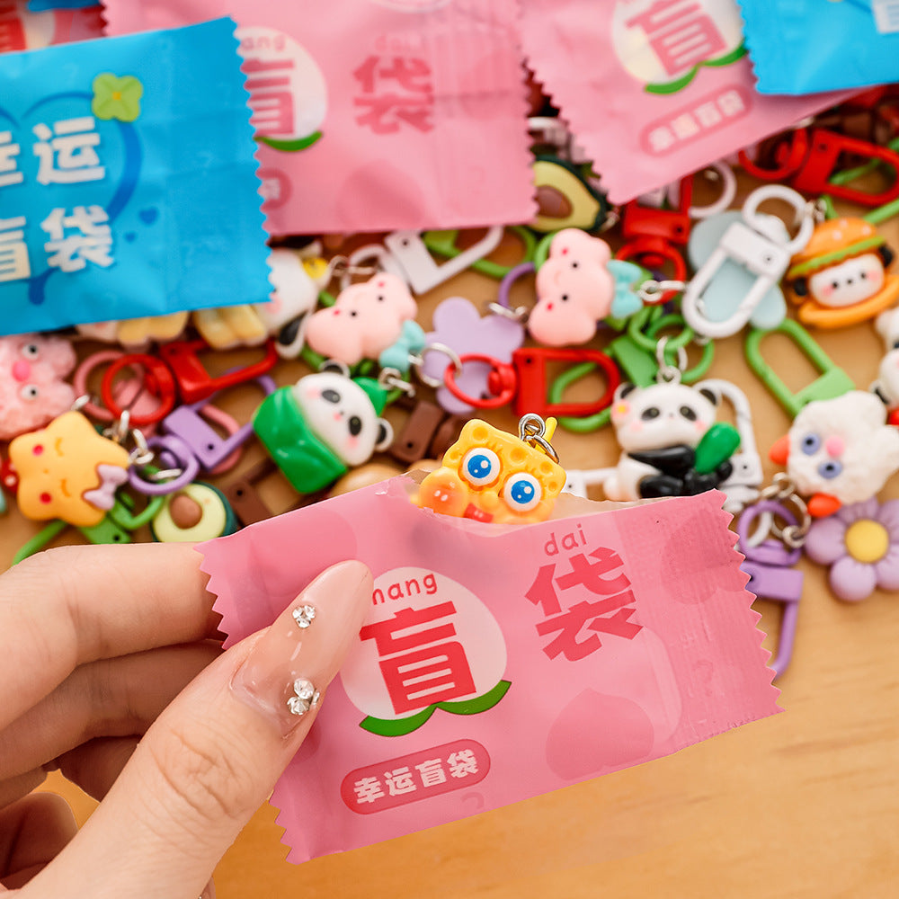 Blind Bag Gantungan Kunci Tas Surprise Gift Kado Ganci Bag Charm Keychain DCA2666
