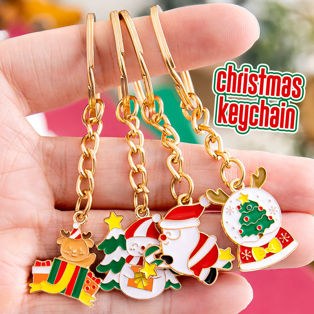 Gantungan Kunci Tema Natal Christmas Series Keychain Ganci Mobil Souvenir DCA2688