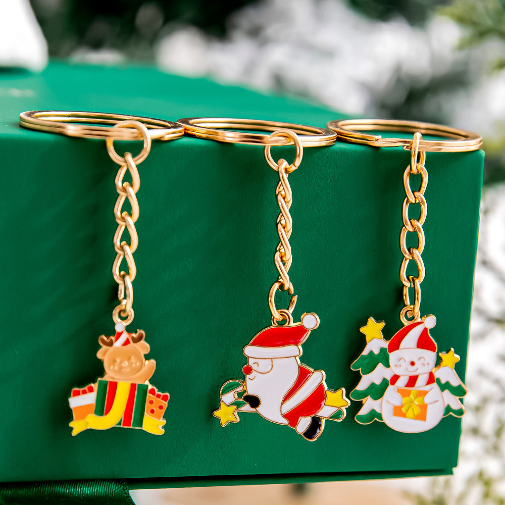 Gantungan Kunci Tema Natal Christmas Series Keychain Ganci Mobil Souvenir DCA2688