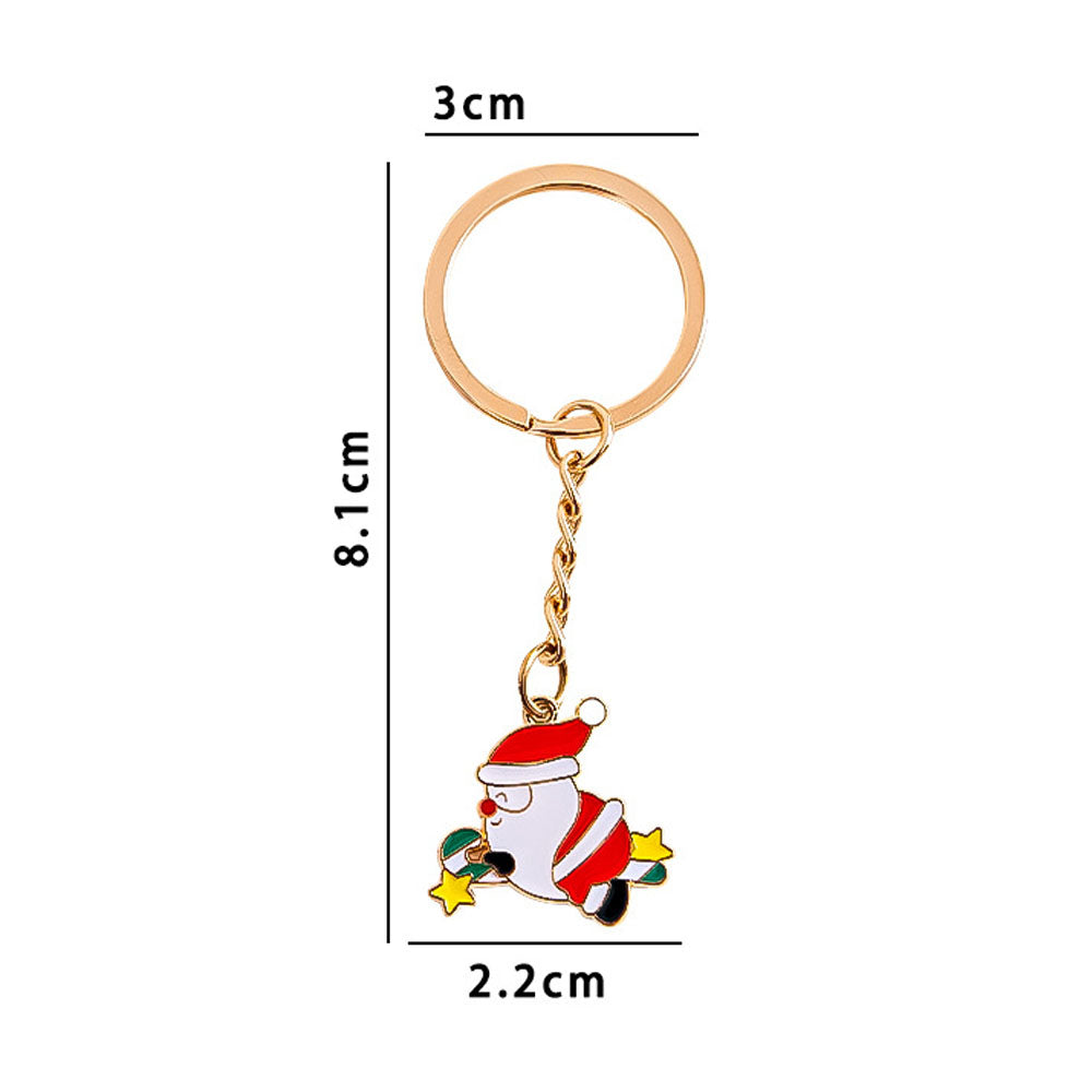 Gantungan Kunci Tema Natal Christmas Series Keychain Ganci Mobil Souvenir DCA2688