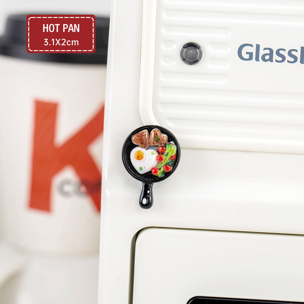 Magnet Tempelan Kulkas Lucu Bentuk Miniatur Makanan Pajangan Kue Roti Pastry Aesthetic DCA2872