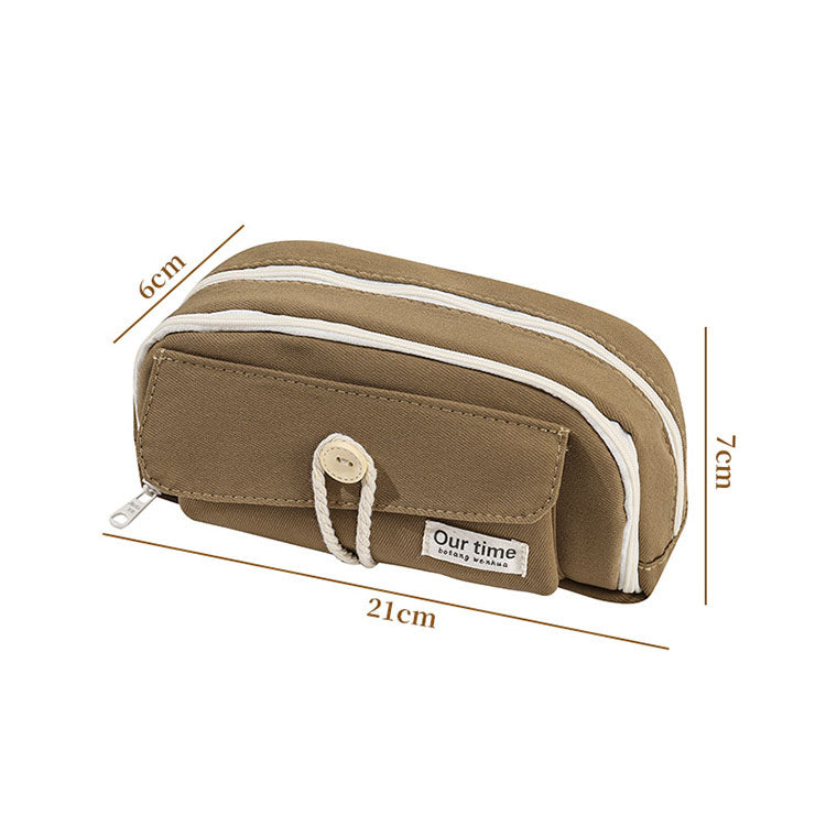 Kotak Tempat Pensil Korea Multi Sekat Kapasitas Besar Pencil Case DCA2896