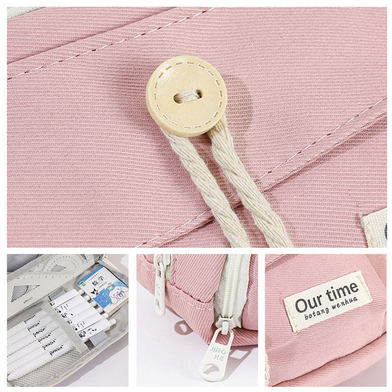 Kotak Tempat Pensil Korea Multi Sekat Kapasitas Besar Pencil Case DCA2896