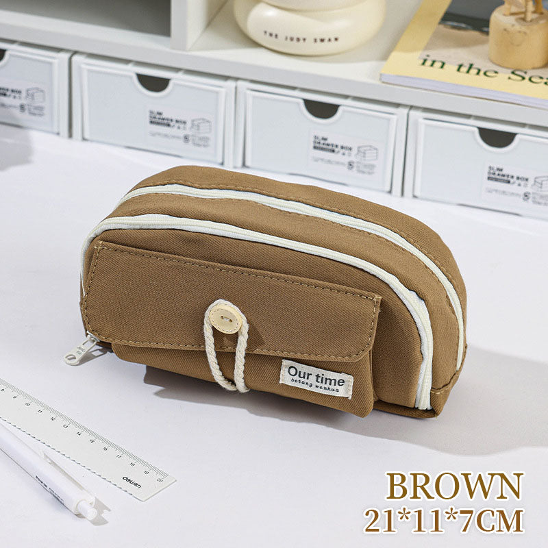 Kotak Tempat Pensil Korea Multi Sekat Kapasitas Besar Pencil Case DCA2896