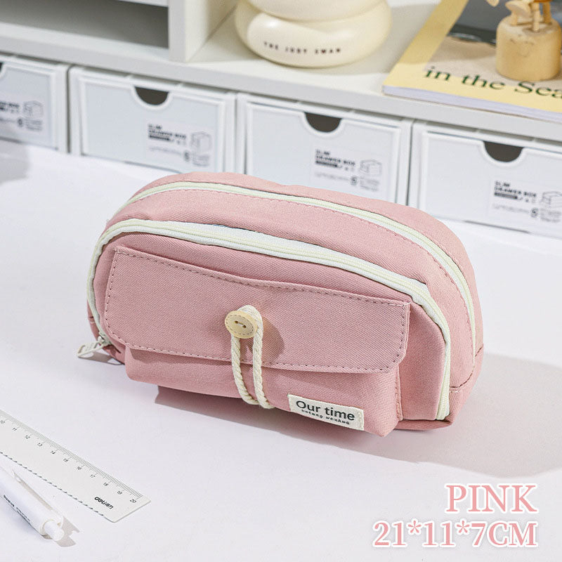 Kotak Tempat Pensil Korea Multi Sekat Kapasitas Besar Pencil Case DCA2896
