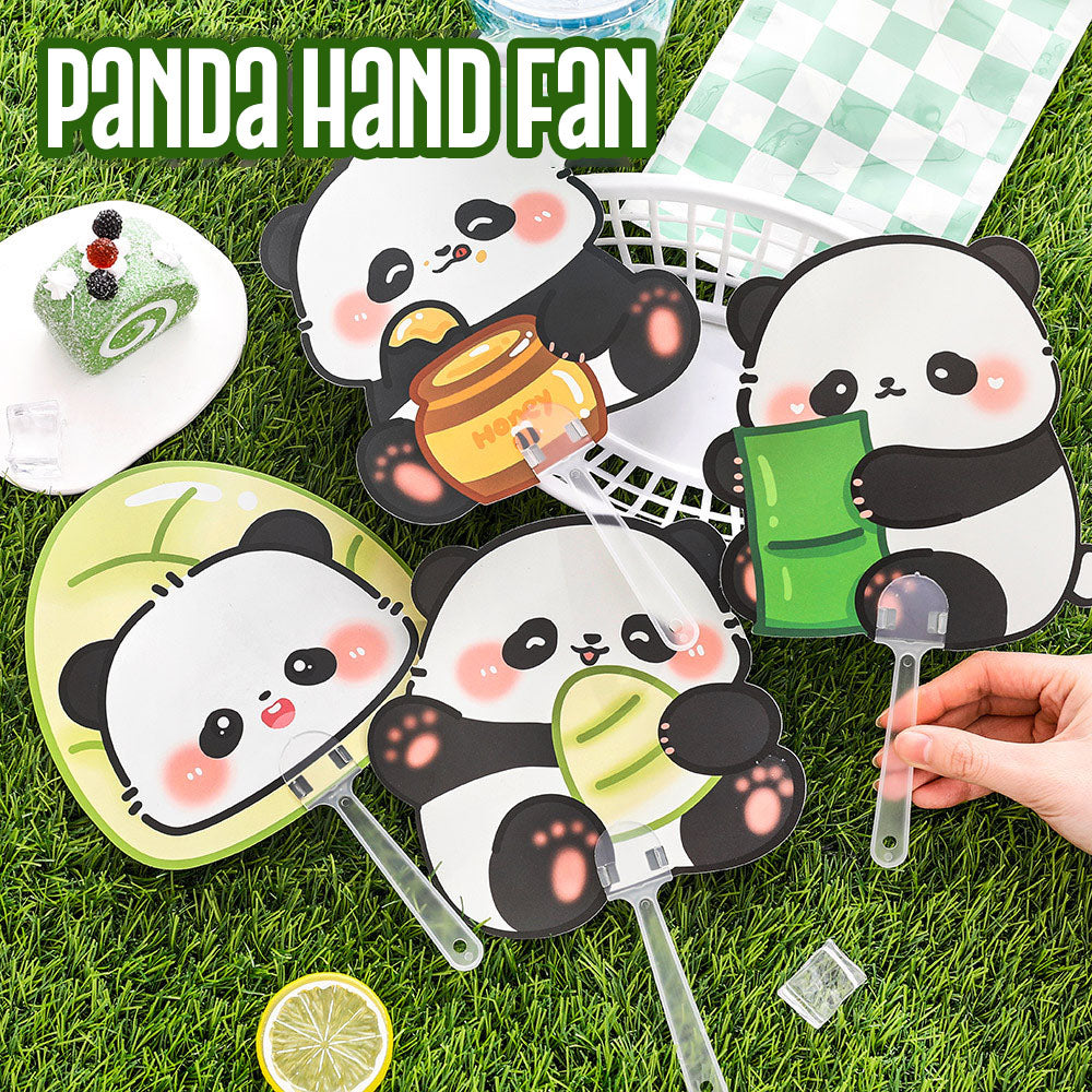 Kipas Tangan Karakter Kartun Lucu Hand Fan Cute Capybara Panda Animal Cartoon