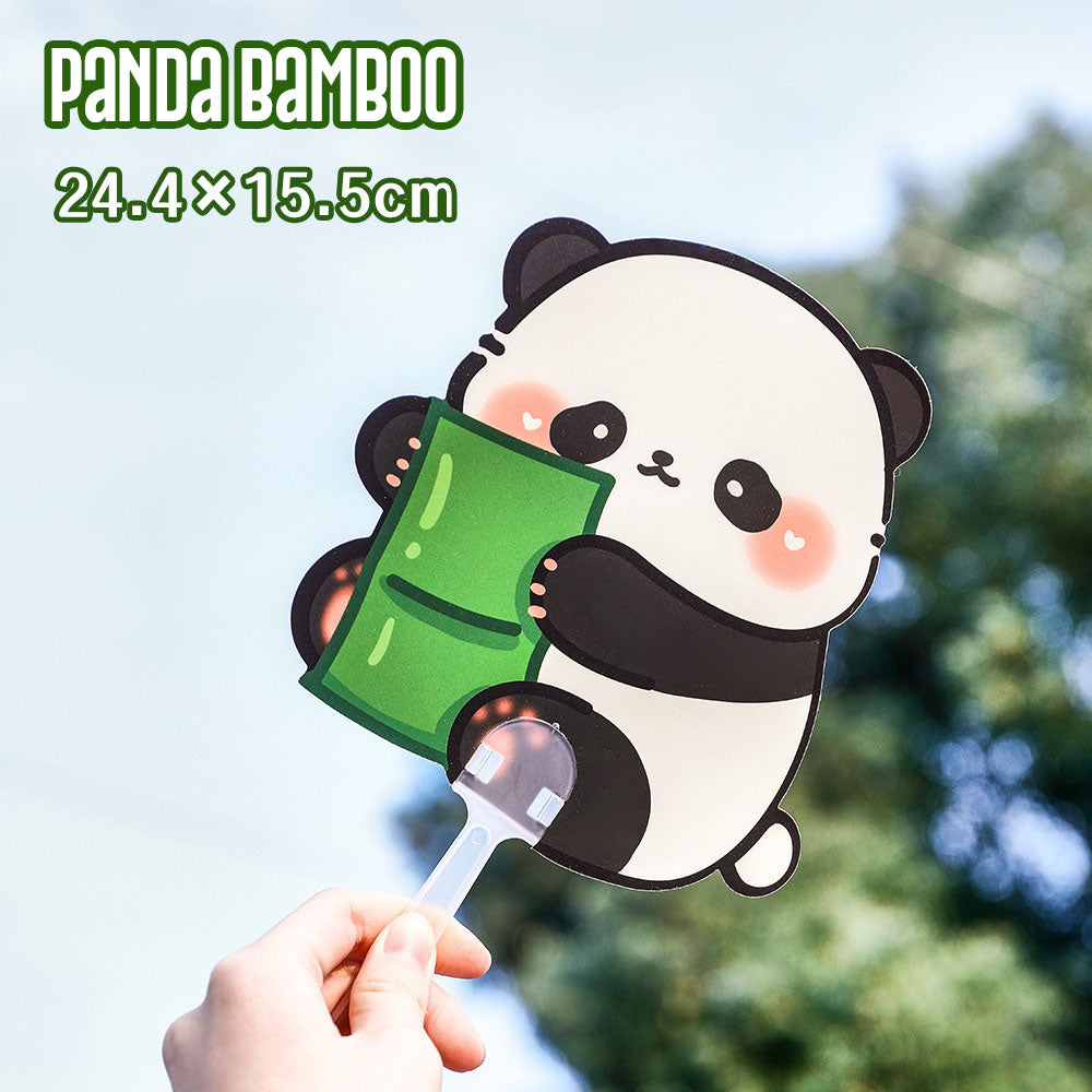 Kipas Tangan Karakter Kartun Lucu Hand Fan Cute Capybara Panda Animal Cartoon