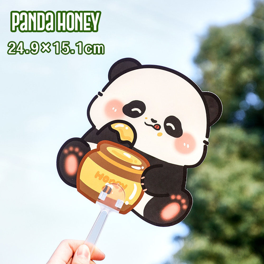 Kipas Tangan Karakter Kartun Lucu Hand Fan Cute Capybara Panda Animal Cartoon
