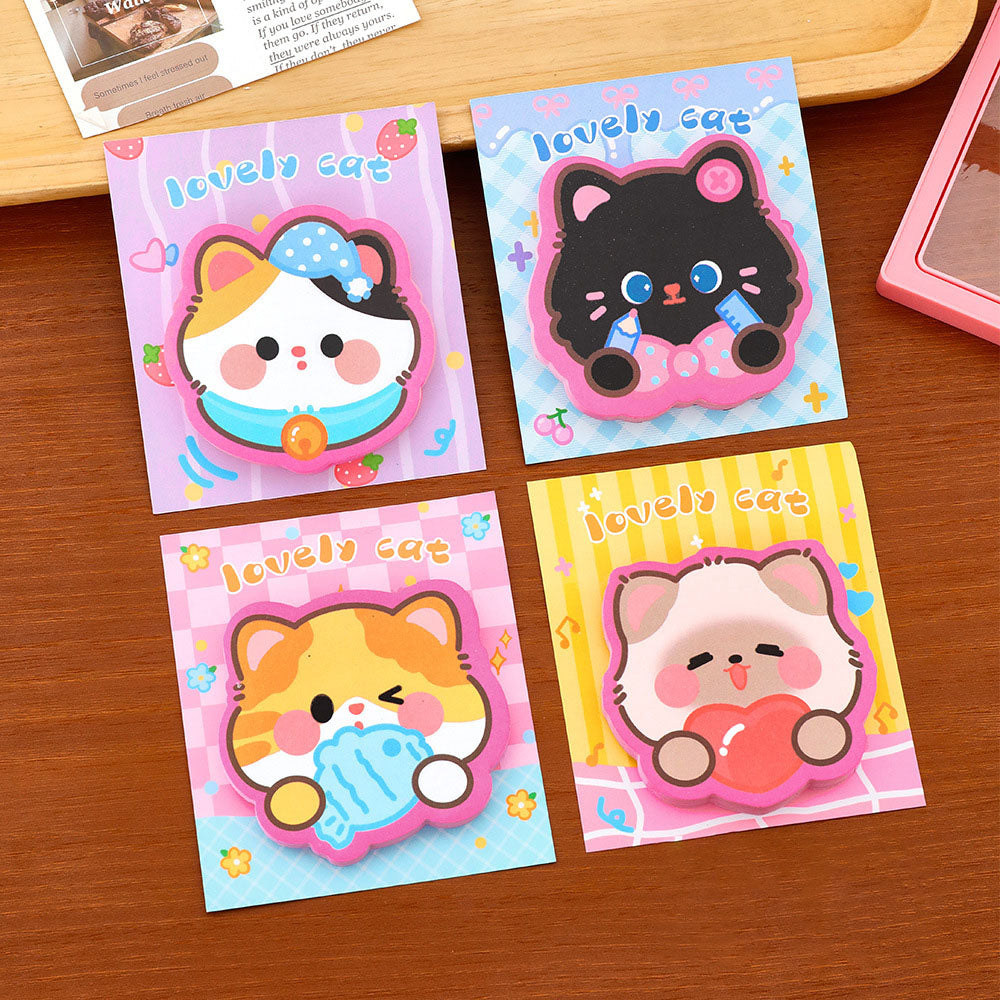 Sticky Notes 30 Lembar Hewan Roti Snack Capybara Lucu Catatan Tempel Aesthetic
