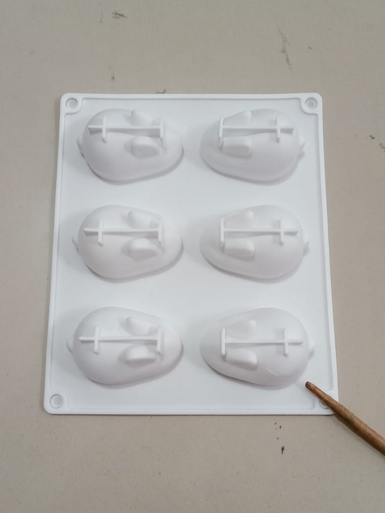 Cetakan Silikon Pudding Jelly Kelinci HCK65795