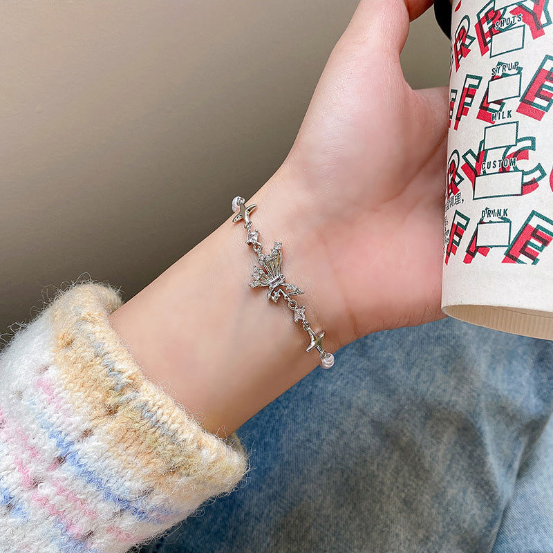 Bracelet Exquisite Zircon Butterfly HXBS0441