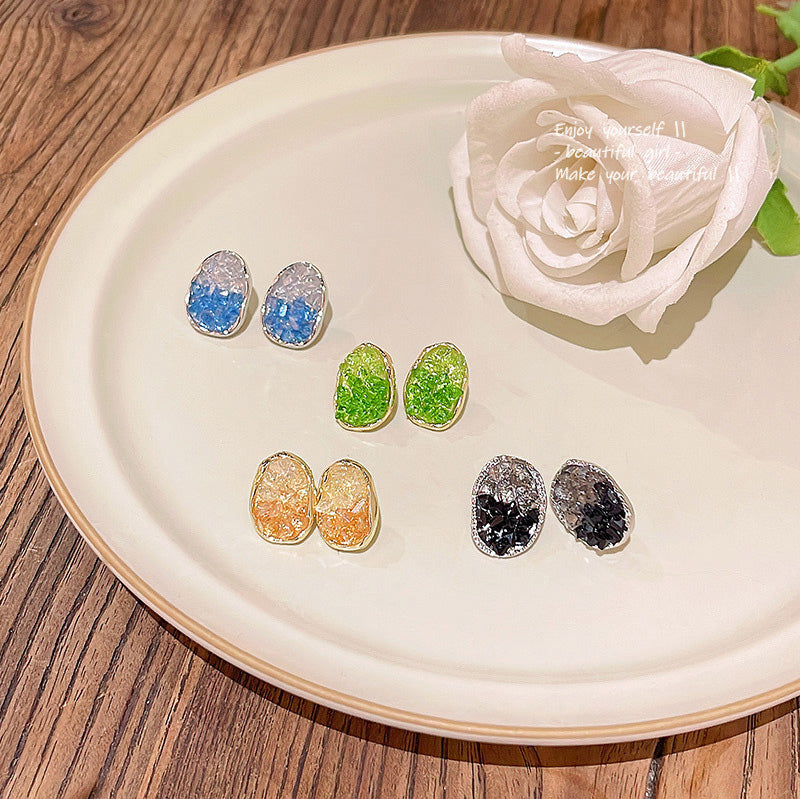 Earring Stud Trendy Geometric Shape HXEA1068