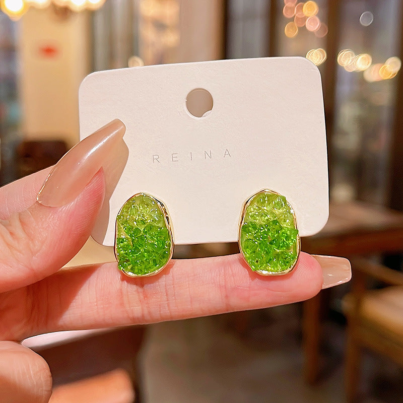 Earring Stud Trendy Geometric Shape HXEA1068