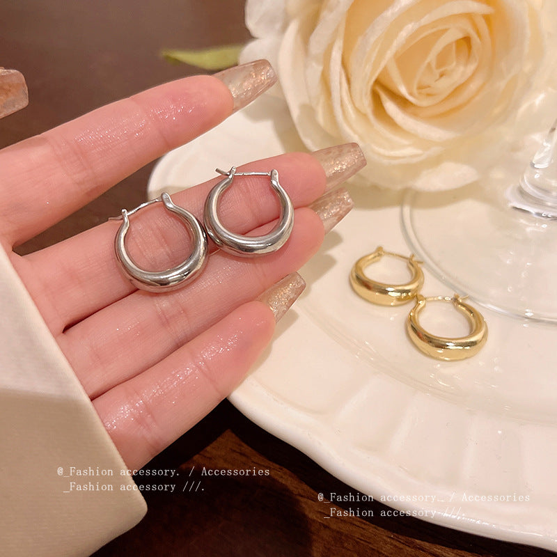 Earring Huggie Exaggerated Geometric HXEA1430