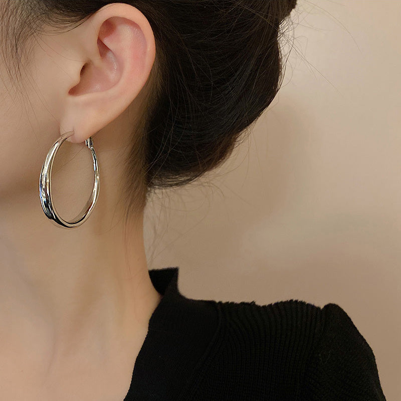 Earring Hoop Retro Classic HXEE4412