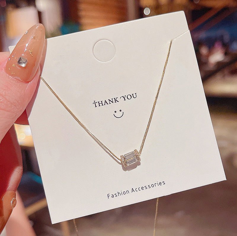 Necklace Crystal Small Pendant HXNX0570