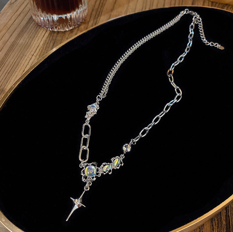 Necklace Starburst Moonstone HXNX0927
