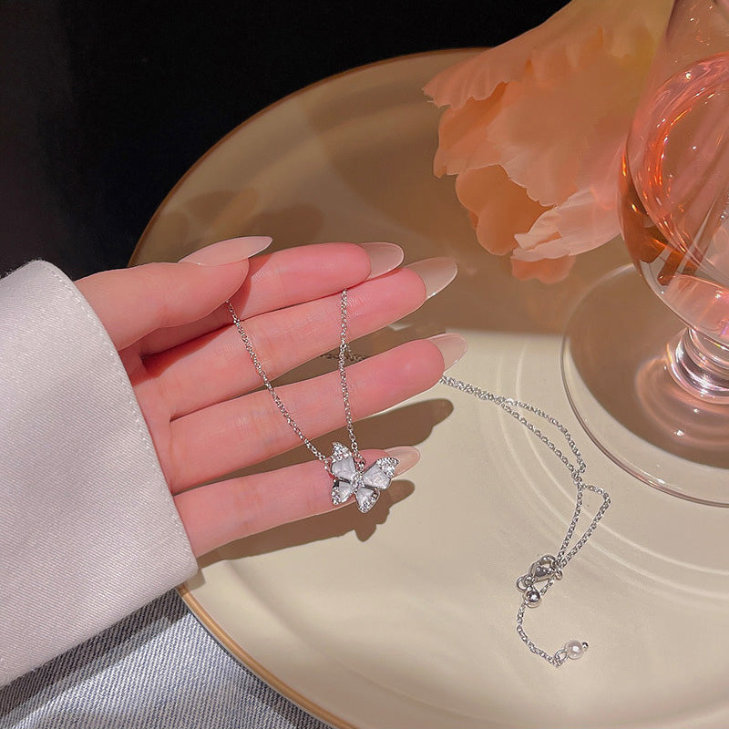 Necklace Mother of Pearl Butterfly HXNX1071