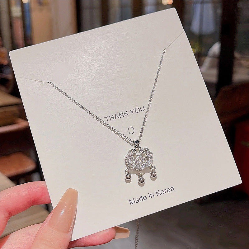 Necklace Longevity Lock Titanium Steel HXNX1265